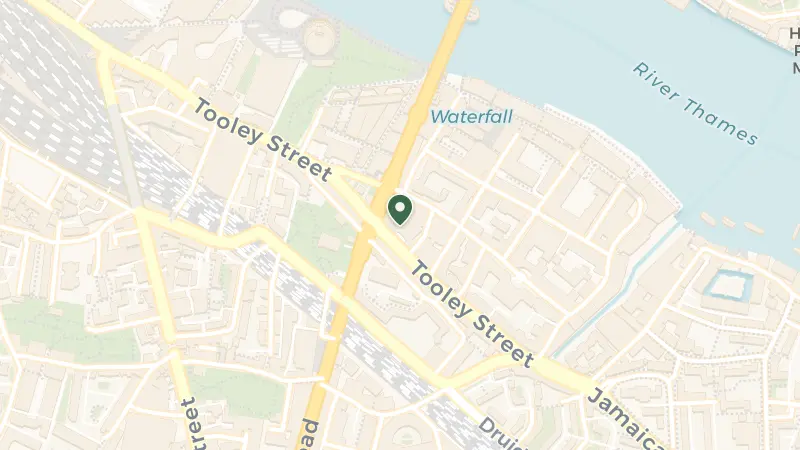 Map of 211 Tooley St, London SE1 2JX, UK