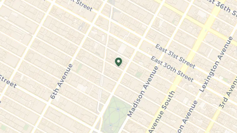 Map of 1 W 28th St, New York, NY 10001, USA