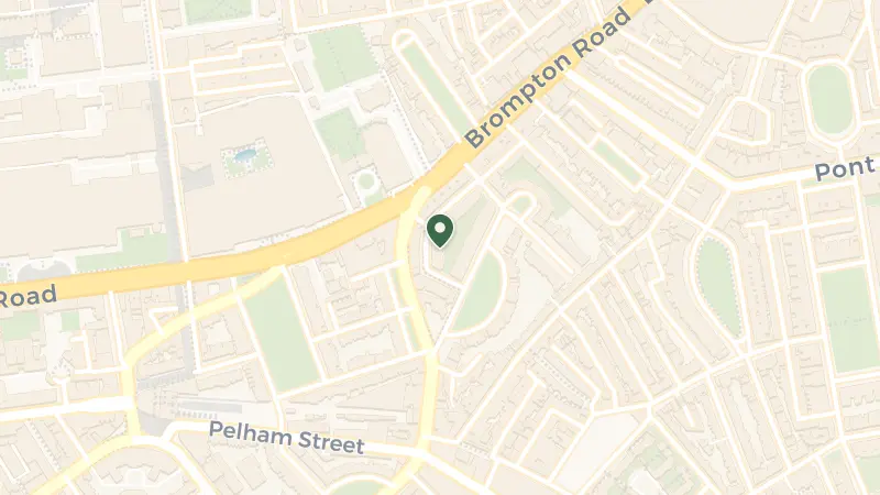 Map of 24 Egerton Gardens, London SW3 2DB, UK