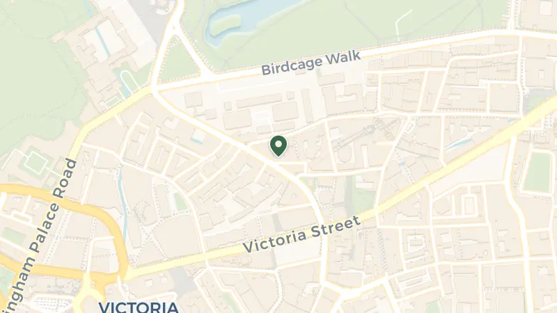 Map of 1 Vandon St, London SW1H 0AH, UK