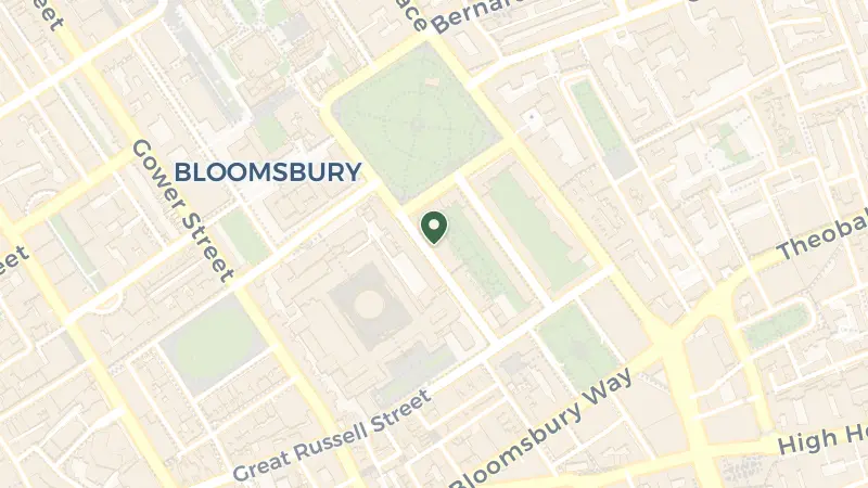 Map of 15 Montague St, London WC1B 5BJ, UK