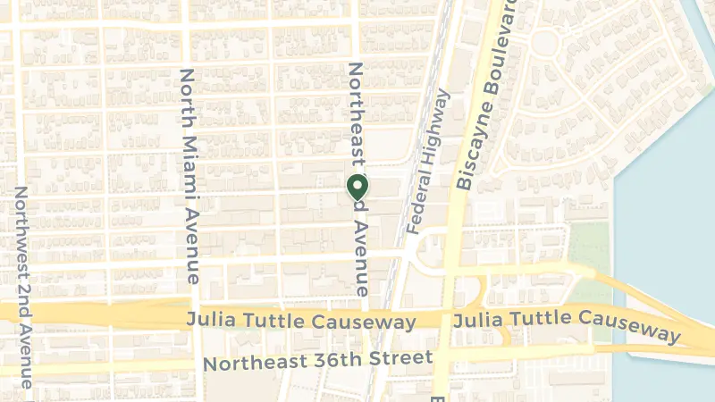 Map of 4040 NE 2nd Ave, Miami, FL 33137, USA