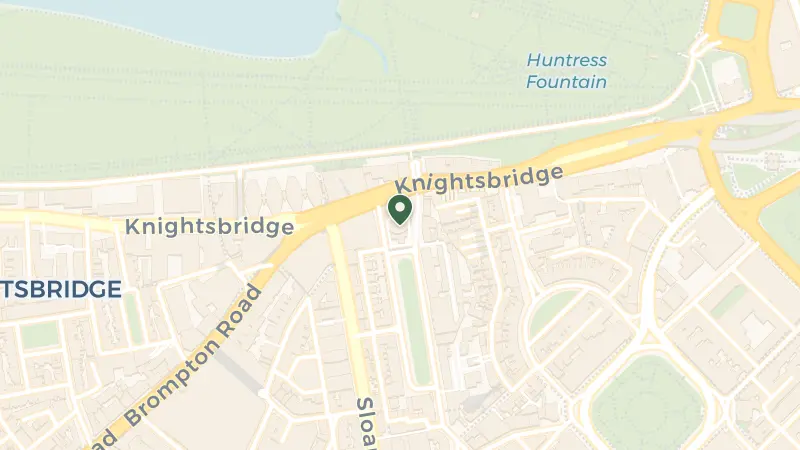 Map of 101 Knightsbridge, London SW1X 7RN, UK