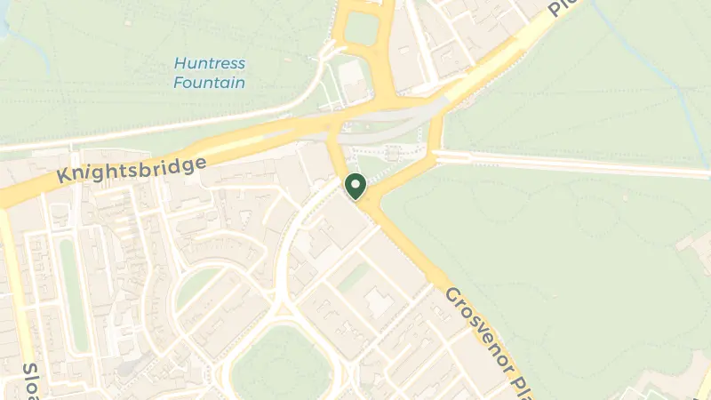 Map of The Peninsula, 1 Grosvenor Pl, London SW1X 7HJ, UK