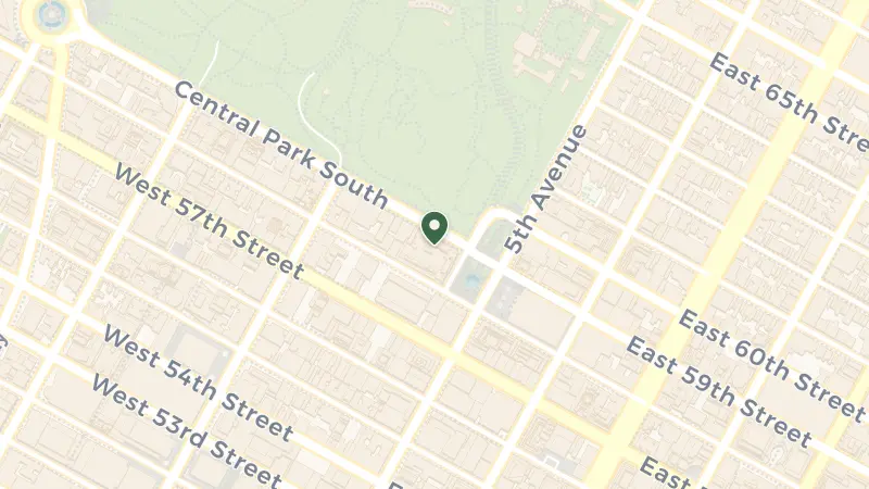Map of 768 5th Ave, New York, NY 10019, USA