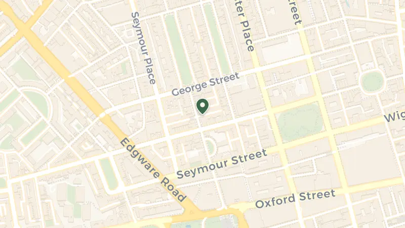 Map of 50 Great Cumberland Pl, Marble Arch, London W1H 7FD, UK