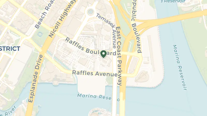 Map of 7 Raffles Ave., Marina Bay, Singapore 039799