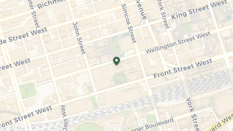 Map of 181 Wellington St W, Toronto, ON M5V 3C7, Canada