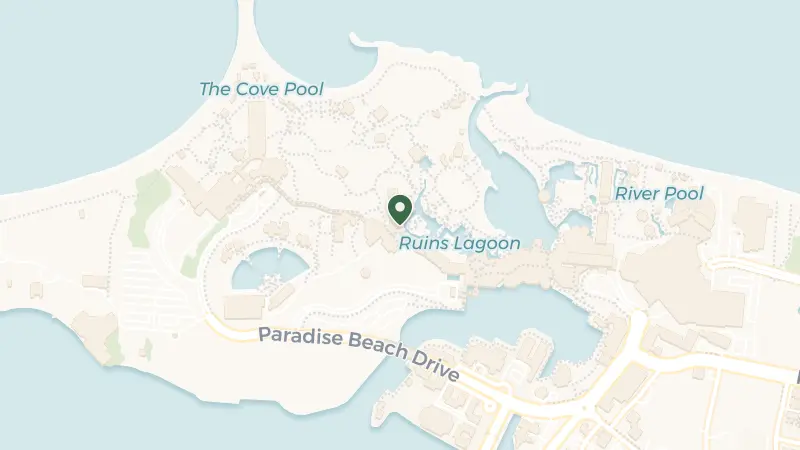 Map of 1 Casino Drive, Paradise Island, The Bahamas