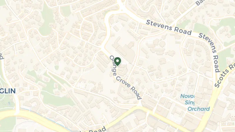 Map of 12 Orange Grove Rd, Singapore 258353