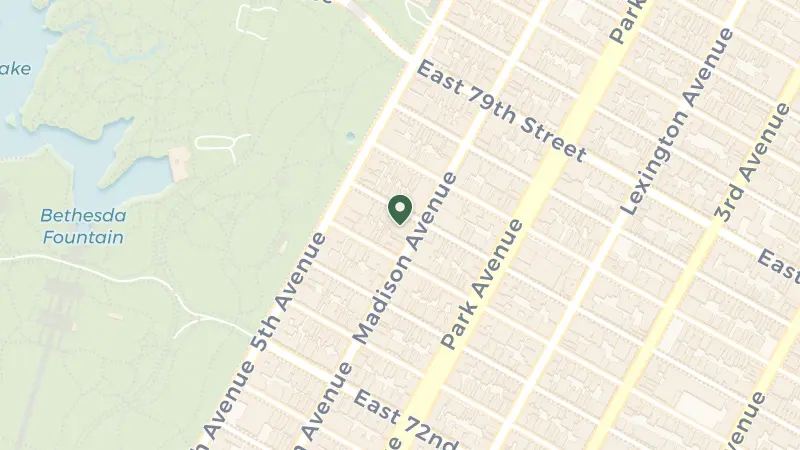 Map of 20 E 76th St, New York, NY 10021, USA