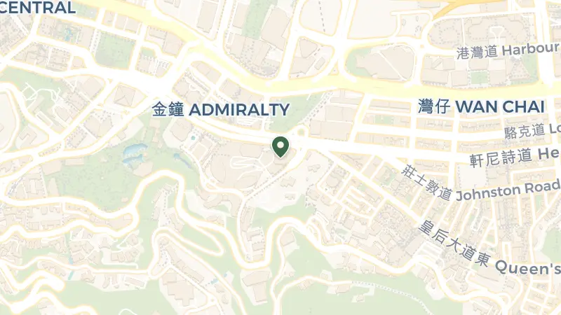 Map of Upper House, 88 Queensway, Admiralty, Hong Kong
