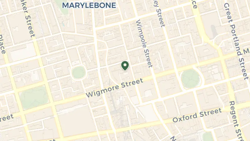 Map of 57-59 Welbeck St, London W1G 9BL, UK