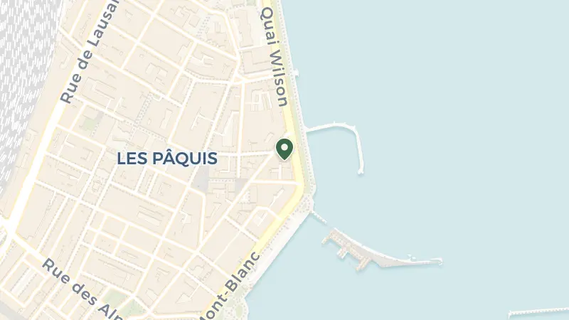 Map of Quai Wilson 37, 1201 Genève, Switzerland