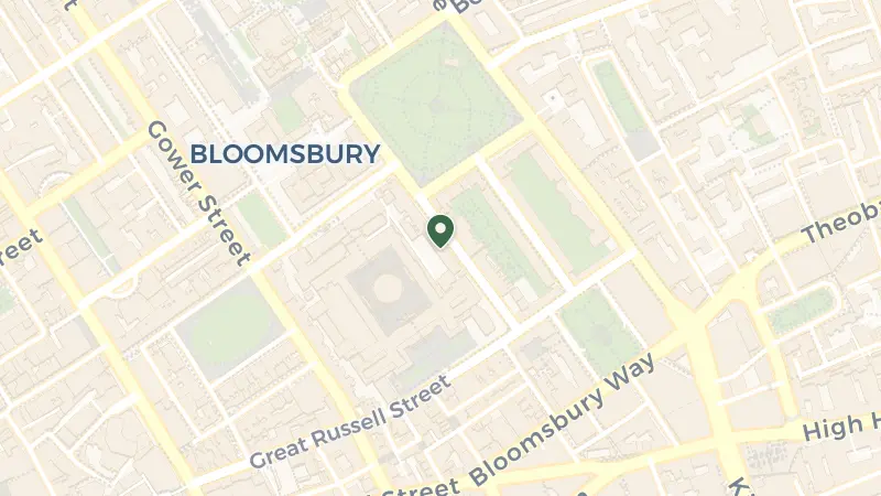 Map of 2-7 Montague St, London WC1B 5BP, UK