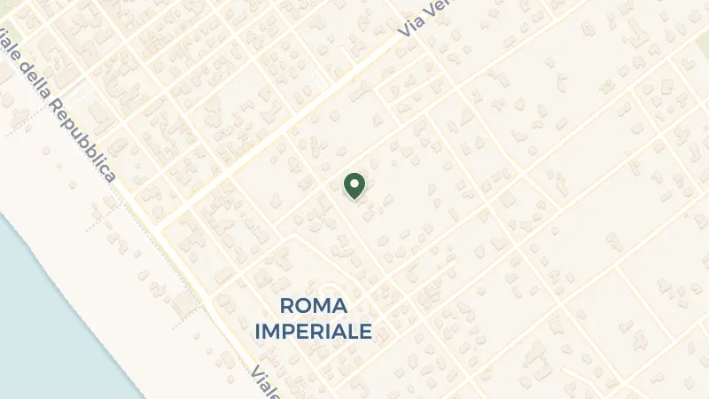 Map of Via Corsica, 9, 55042 Forte dei Marmi LU, Italy