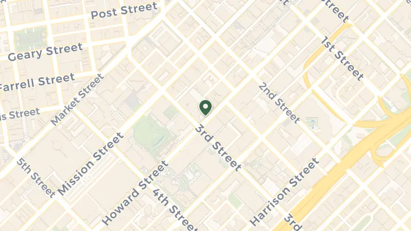 Map of 181 3rd St, San Francisco, CA 94103, USA