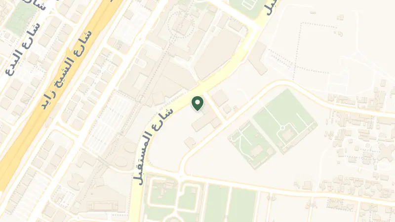 Map of Burj Daman - Al Mustaqbal St - Zaa'beel Second - DIFC - Dubai - United Arab Emirates