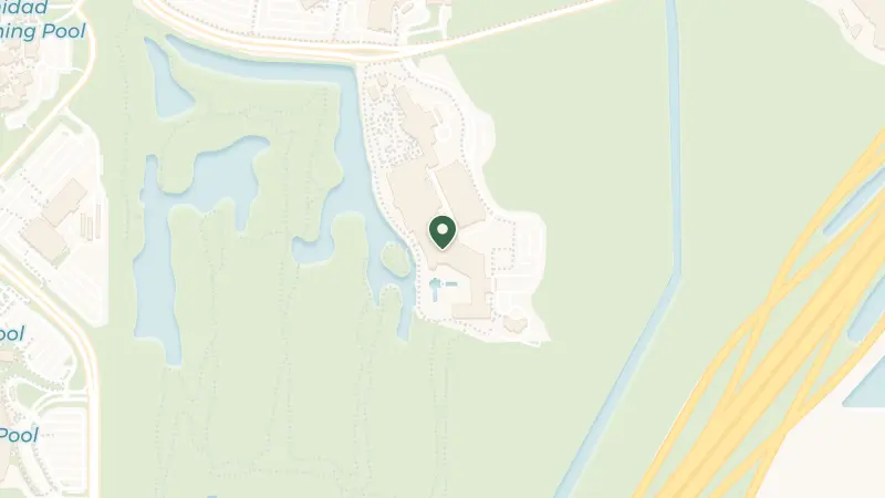Map of 14200 Bonnet Creek Resort Ln, Orlando, FL 32821, USA