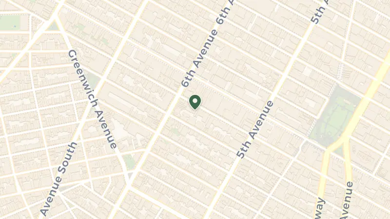 Map of 52 W 13th St, New York, NY 10011, USA